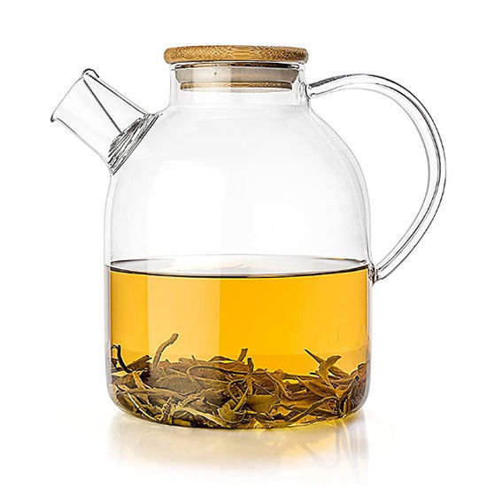 Picture of Glass Teapot W/Strainer (1,600ml)