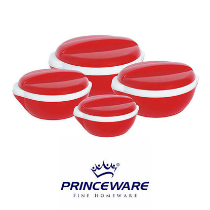 Picture of Princeware Pulto Casserole Set - 4 Pcs W/Serving Spoon
