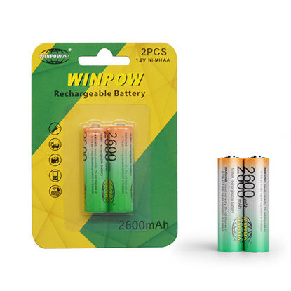 Picture of WinPow Rechargeable Battery AA (Pack of 2pcs)