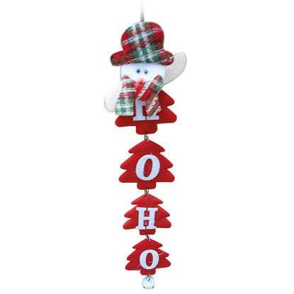 Picture of Snowman Ho Ho With Bell (55 Cm)