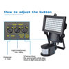 Picture of Solar Spotlight 60 Leds - SL-60 + PIR Sensor (Warm White)