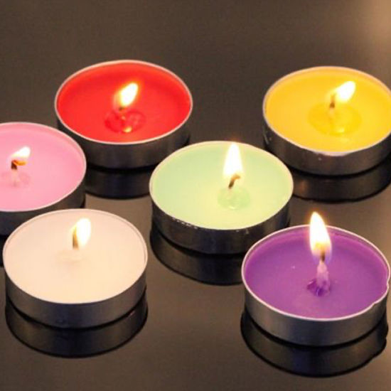 Picture of Colour Tealight Candles (Pack Of 10 Pcs)