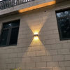 Picture of Solar Up Down Light  4 Leds (Warm White) SW-04