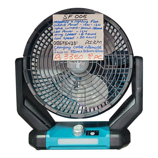 Picture of Solar & Electric Desk Fan SF005