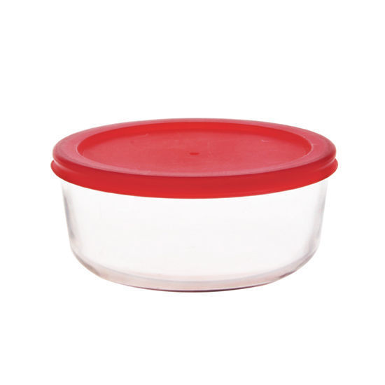 Picture of Ikoo Round Glass Container W/Lid 236ml