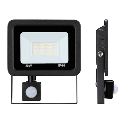 Picture of Led Flood Light 20W with PIR Sensor (White)