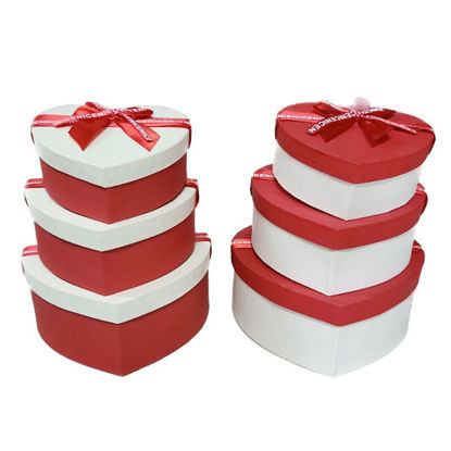 Picture of Heart Gift Box - Set of 3 pcs