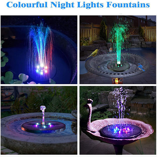 Picture of Solar Fountain RGB Light (18cm)