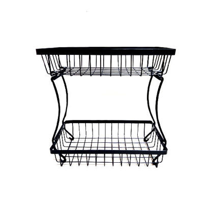 Picture of 2 Tier Metal Shelf  - 31 x 18.5 x 30.5cm