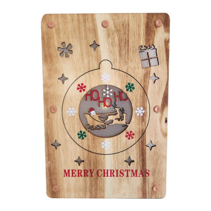 Picture of Xmas Wooden Book