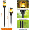 Picture of Solar Spike Light - Warm White (Flame Effect)