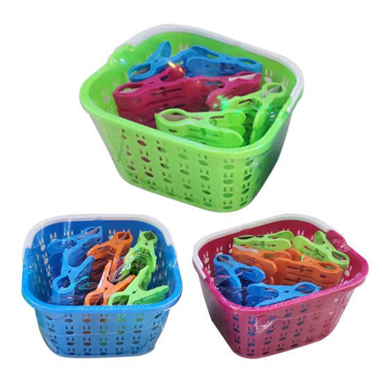 Picture of Clothes Pegs W/Basket (36pcs)