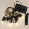 Picture of Solar String Lights W/Fairy Rope 8.84 Mts-10 Bulbs-S14-2910-SS-2W (Warm White)