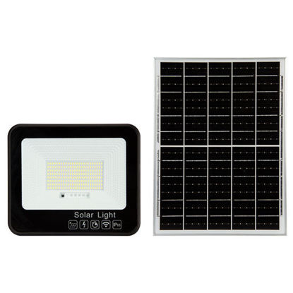 Picture of Solar Floodlight Slim W/Remote Control - 300W (White)