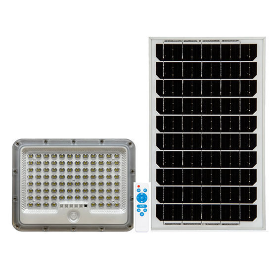 Picture of Solar Floodlight W/Remote Control High Lumens & Loop Lenses - 50W (White)