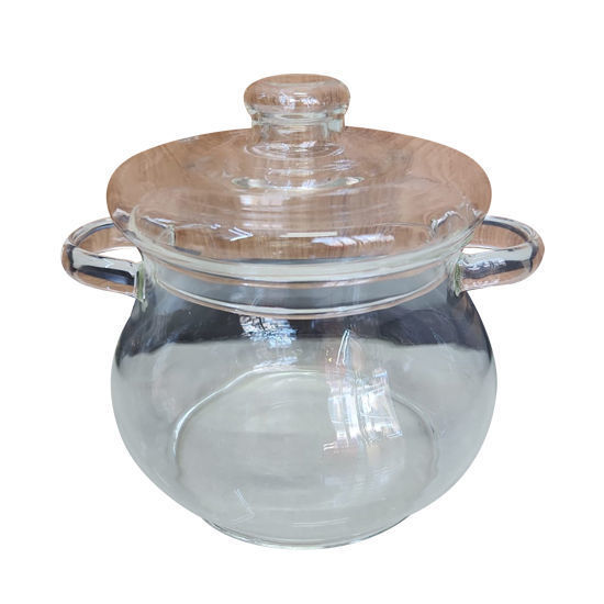 Picture of Glass Cooking Pot With Lid - 2,000ml