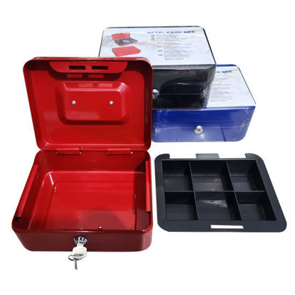 Picture of Cash Box W/Lock & Coin Tray (200 x 160 x 90mm)