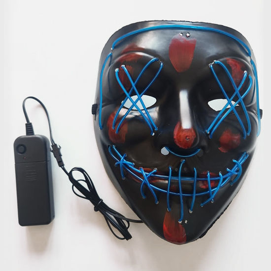 Picture of Halloween Mask (Cosplay Neon) 2xAA Battery - Not Included