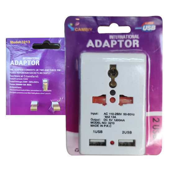 Picture of International Adaptor + 2 Usb