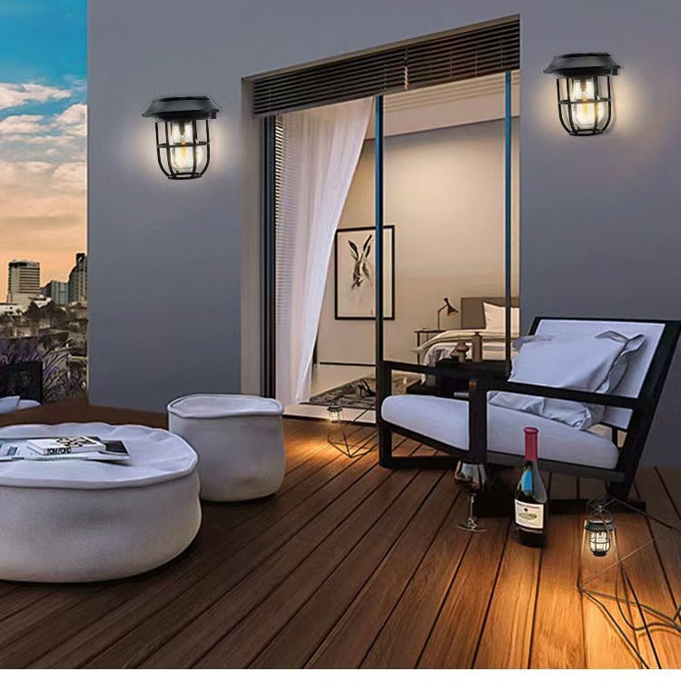 AFC Trading. Solar Vintage Filament Bulb Ceiling/Hanging Light