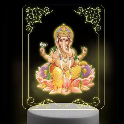 Picture of Ganesh God Acrylic Light