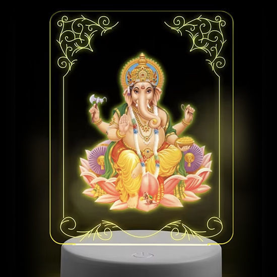 Picture of Ganesh God Acrylic Light