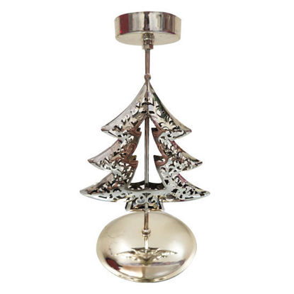 Picture of Xmas Tree Gold Candle Holder (17cm)