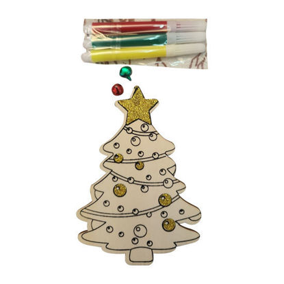 Picture of DIY Xmas Wood Tree (3 Pens Included)