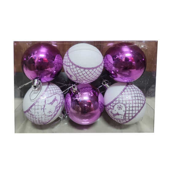 Picture of Xmas Ball Purple (6pcs)