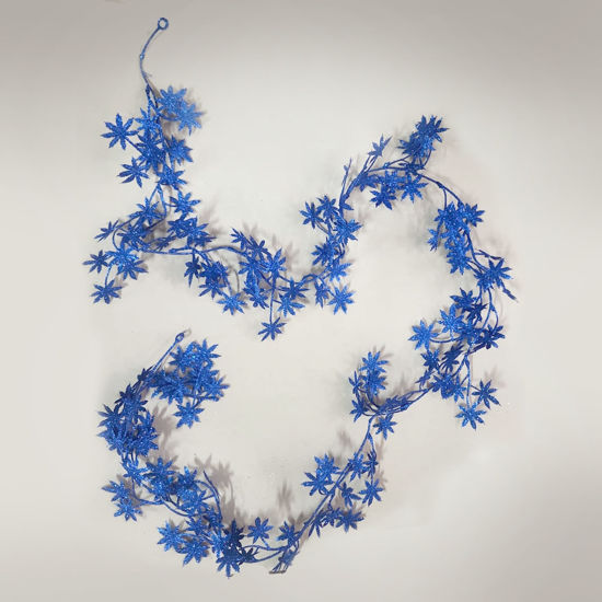 Picture of Xmas Leaf Garland Blue (1m80cm)