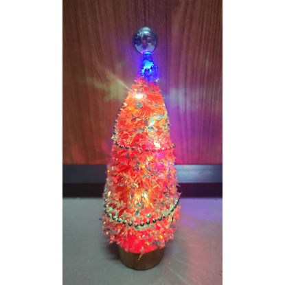 Picture of Red Xmas Tree with Light