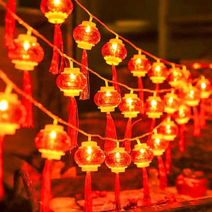 Picture of Electric Chinese Lantern - 16 Bulbs / 4mts