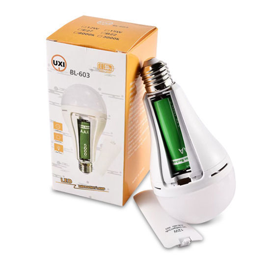 Picture of Emergency Bulb E27 With Battery 18650 - 9Watts  (1,200mah)