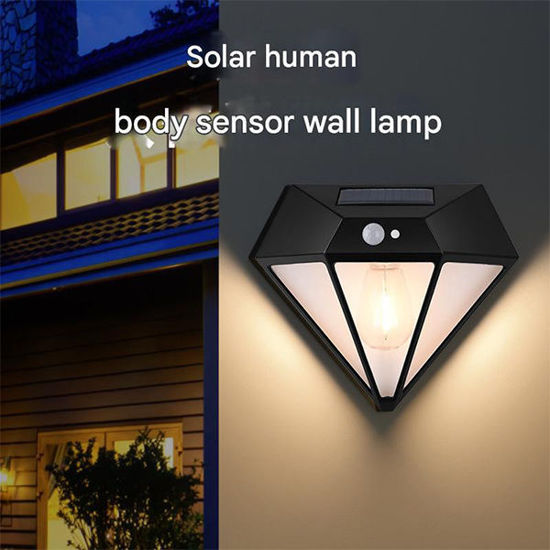 Picture of Solar Diamond Shape Wall Lamp