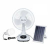 Picture of Solar Desk Fan W/Lamp, Bluetooth, USB Speaker & Solar Panel & Ac Plug