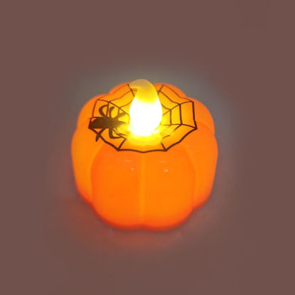 Picture of Halloween Pumpkin Spider Web