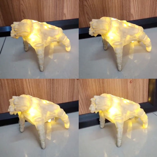 Picture of Halloween Wednesday hand with light and sound