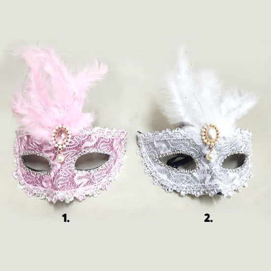 Picture of Halloween Mask Feathers