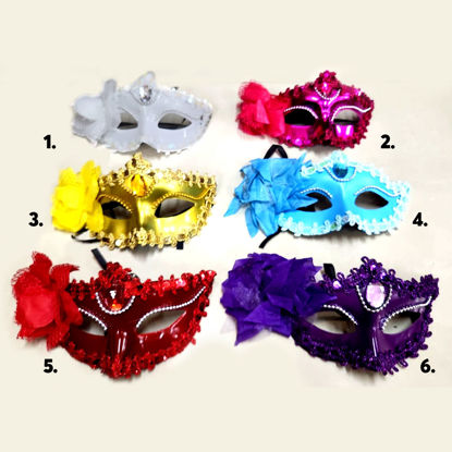 Picture of Masquerade Eye Mask Feathers