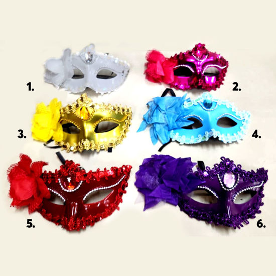 Picture of Masquerade Eye Mask Feathers