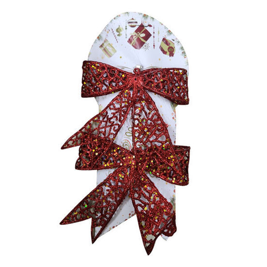 Picture of Xmas Red Bow-2pcs