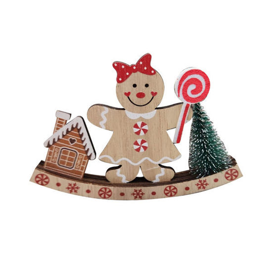 Picture of Xmas Gingerbread Sleigh Swing