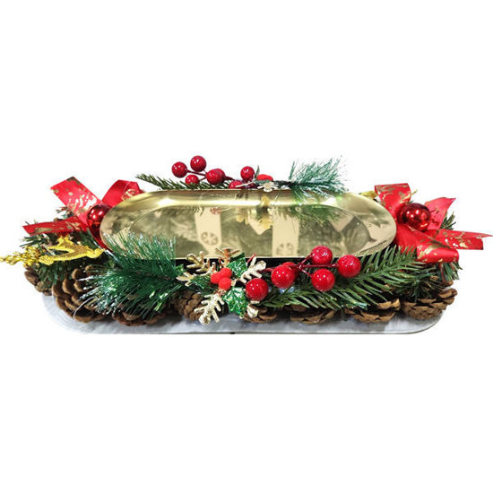 Picture of Xmas Candle Holder (35 x 15cm)