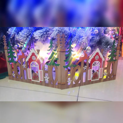 Picture of Xmas Wooden Fence - 2pcs (30x40x160cm)