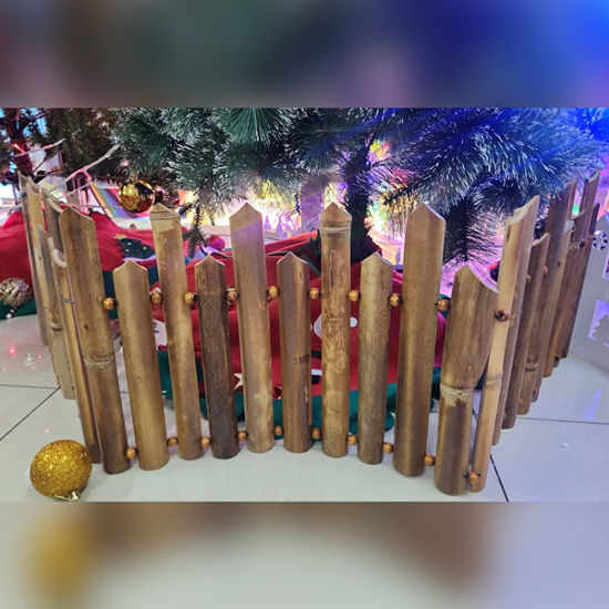 Picture of Xmas Wooden Fence 2pcs (25 x 30 x 120cm)