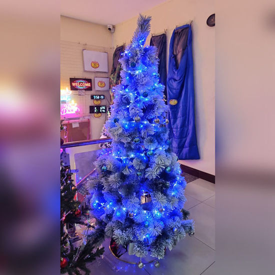 Picture of Xmas Pine Tree with Snow - 180cm/6ft