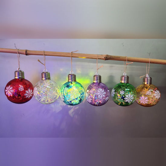 Picture of Xmas Ball Snowflake with Light