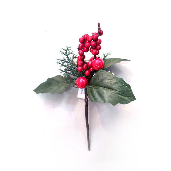 Picture of Xmas Red Berries Stalk - 20cm