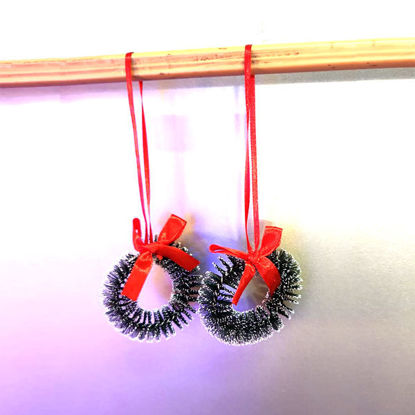 Picture of Xmas Miniature Wreath (1pair)