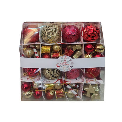 Picture of Xmas Mixed Decos - 62pcs